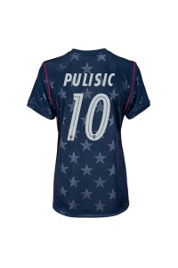 Yhdysvallat Christian Pulisic #10 Jalkapallovaatteet Naisten Vieraspaita MM-kisat 2026 Lyhythihainen